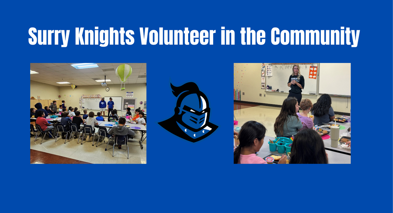 Surry Student-Athletes Inspire Fifth Graders at Rockford Elementary